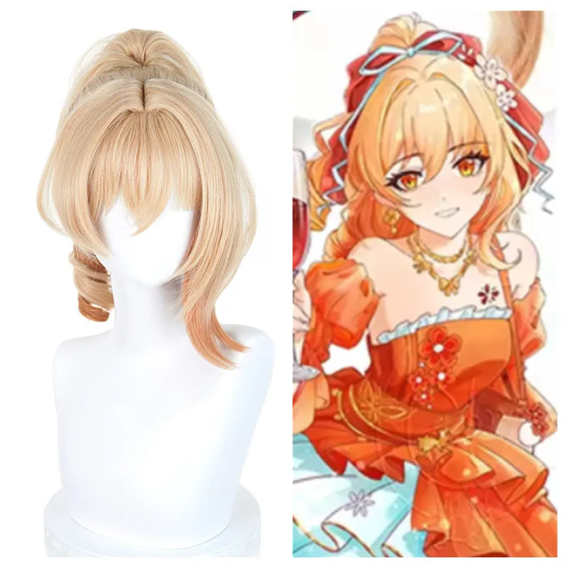 Already Styled Game GEIM Yoimiya Long Cos Wigs Mixed Color Ponytail Cosplay Anime Wig Heat Resistant Synthetic Hair Halloween
Already Styled Game GEIM Yoimiya Long Cos Wigs Mixed Color Ponytail Cosplay Anime Wig Heat Resistant Synthetic Hair Halloween