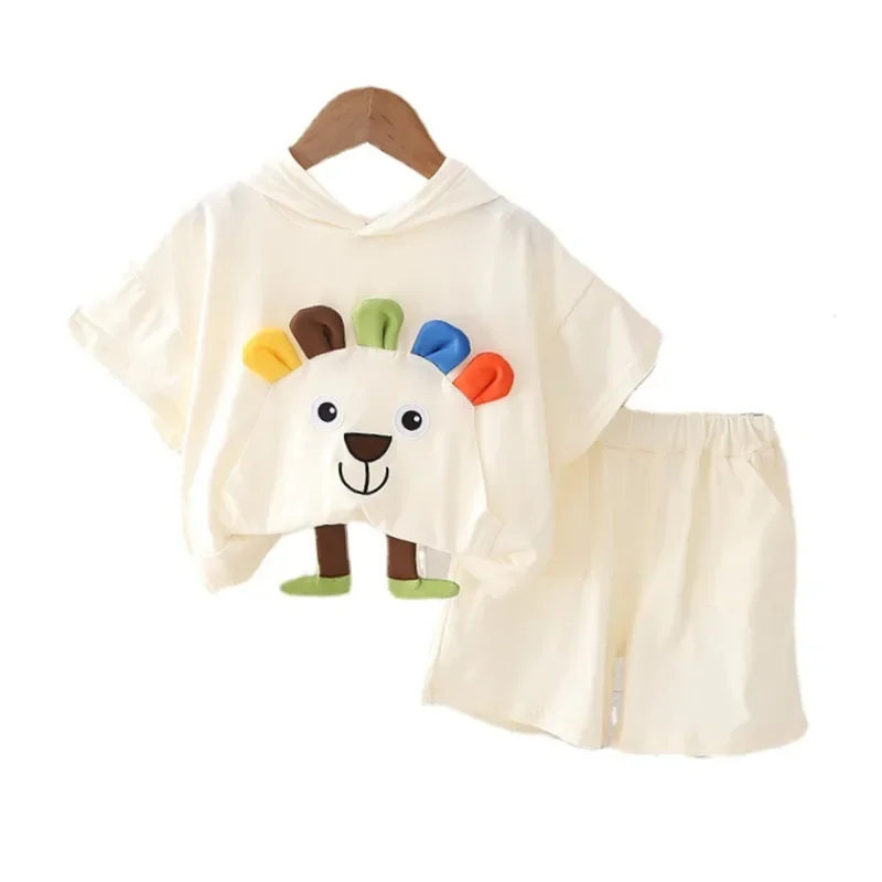 New Summer Baby Boys Clothes Children Girls Hooded Short Sleeve T-Shirt Shorts 2Pcs/Sets Toddler Casual Costume Kids Sportswear
New Summer Baby Boys Clothes Children Girls Hooded Short Sleeve T-Shirt Shorts 2Pcs/Sets Toddler Casual Costume Kids Sportswear