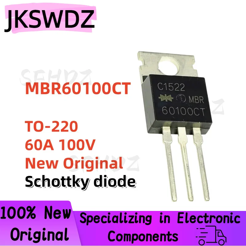 10/20/30PCS/ New Original MBR60100CT MBR60100 60100CT TO-220 60A 100V Schottky rectifier diode Best Quality In Stock
10/20/30PCS/ New Original MBR60100CT MBR60100 60100CT TO-220 60A 100V Schottky rectifier diode Best Quality In Stock