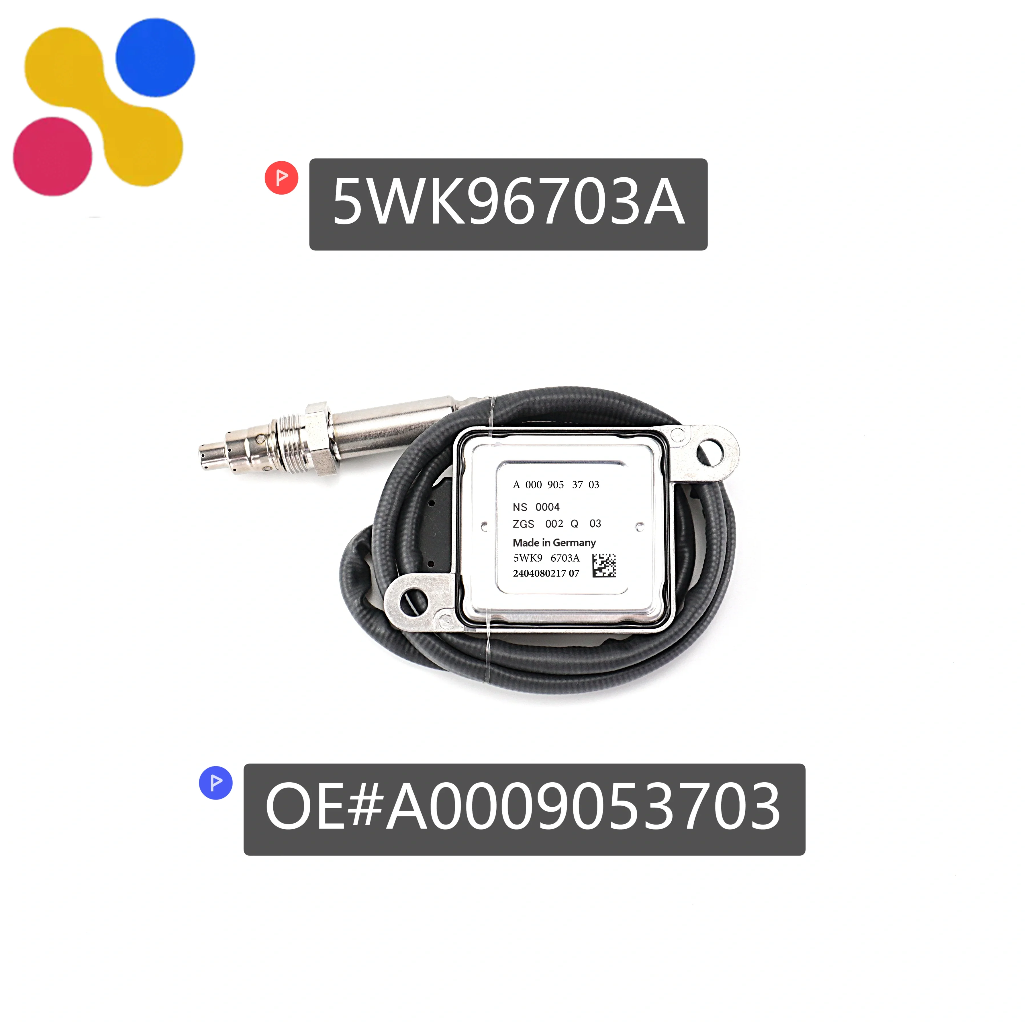 A0009053703 NOx Sensor 5WK96703A Nitrogen NOx Sensor High Quality For Mercedes Benz Actros Truck SL-Class (R231) 2012-2018
A0009053703 NOx Sensor 5WK96703A Nitrogen NOx Sensor High Quality For Mercedes Benz Actros Truck SL-Class (R231) 2012-2018