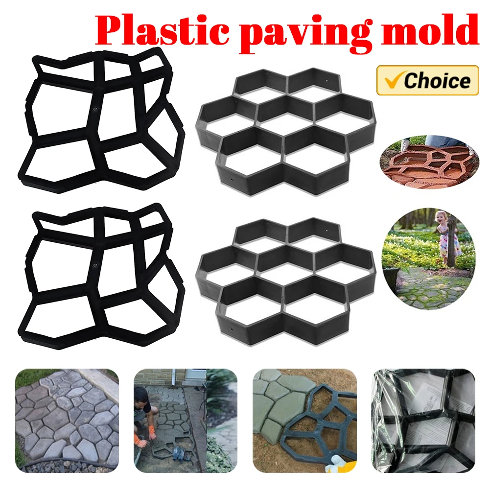 Path Maker Mold Reusable Concrete Cement Stone Design Paver Walk Mould DIY Concrete Brick Courtyard Road Pavement Mold
Path Maker Mold Reusable Concrete Cement Stone Design Paver Walk Mould DIY Concrete Brick Courtyard Road Pavement Mold
