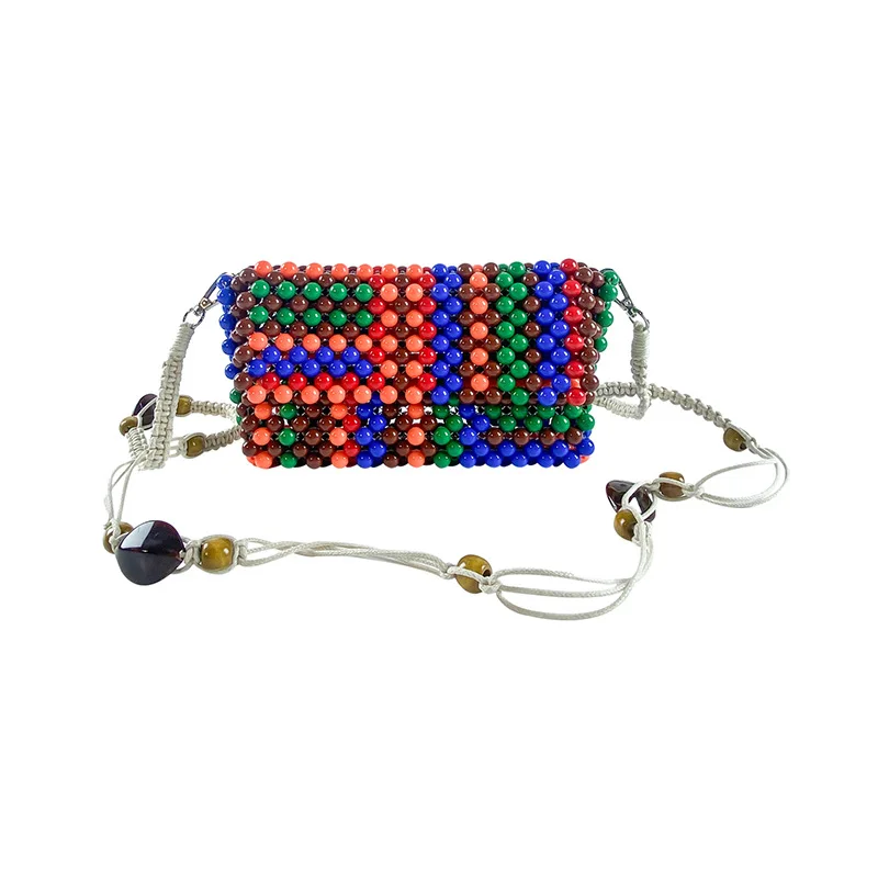 Ethnic Style Handmade Candy Color Beaded Crossbody Bag Summer Trend Small Shoulder Purses Designer Put Phone Bolsa Feminina
Ethnic Style Handmade Candy Color Beaded Crossbody Bag Summer Trend Small Shoulder Purses Designer Put Phone Bolsa Feminina
