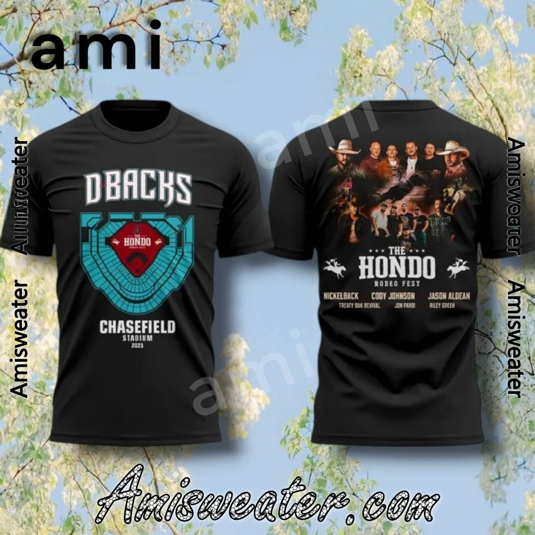 Футболка Arizona Diamondbacks X The Hondo Rodeo Fest 2025 — высококачественный роскошный топ для мужчин и женщин Y2k
Футболка Arizona Diamondbacks X The Hondo Rodeo Fest 2025 — высококачественный роскошный топ для мужчин и женщин Y2k