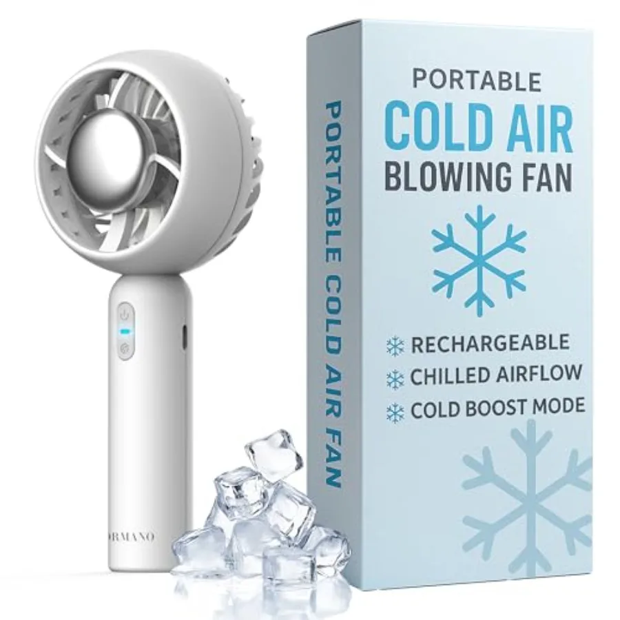 Cold Air Portable Cooling AC Handheld Fans The GENUINE Rechargeable Portable Ice Cooling Refrigerating Pad Handheld Cooling Fan
Cold Air Portable Cooling AC Handheld Fans The GENUINE Rechargeable Portable Ice Cooling Refrigerating Pad Handheld Cooling Fan