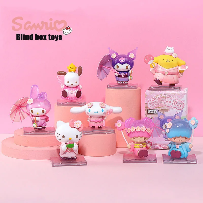 New Genuine Sanrio Character Cinnamoroll Flower And Snack Series Blind Box Doll Collection Cute Hello Kitty Mini Figure Kids Toy
New Genuine Sanrio Character Cinnamoroll Flower And Snack Series Blind Box Doll Collection Cute Hello Kitty Mini Figure Kids Toy