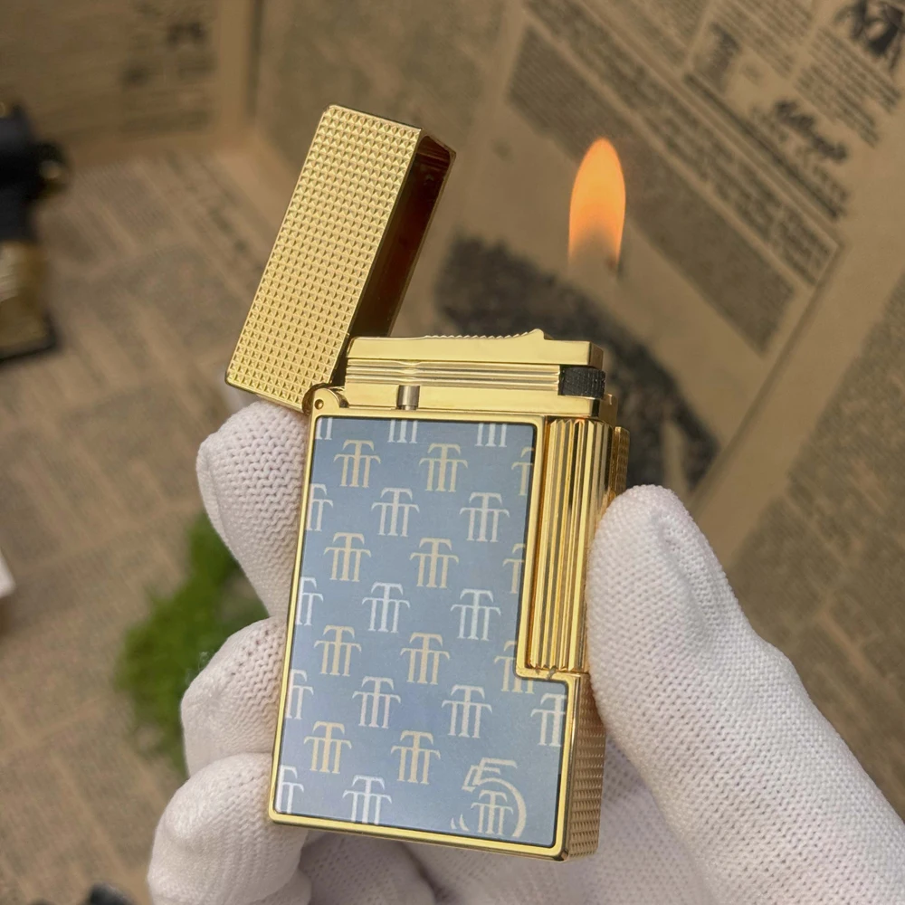 Роскошная зажигалка, шлифовальный круг, классическая звуковая газовая зажигалка для курильщика, чистая медь, мемориальная зажигалка для сигар, мужской подарок
Роскошная зажигалка, шлифовальный круг, классическая звуковая газовая зажигалка для курильщика, чистая медь, мемориальная зажигалка для сигар, мужской подарок