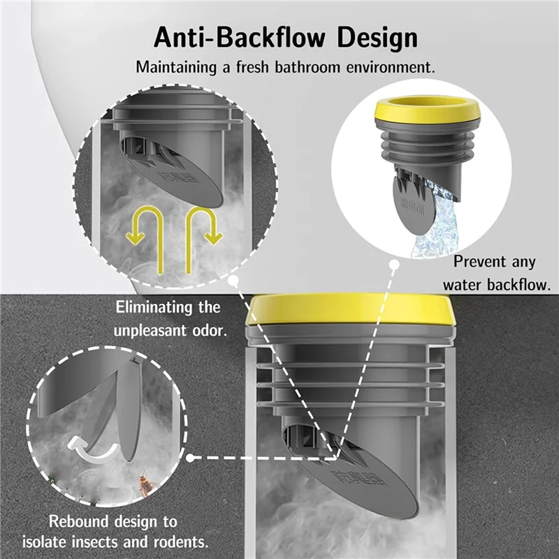 【Flash Deal】2X Toilet Flanges Wax Rings With Prevent Backflow Valve - Thick Wax Bowl Ring Fits 3.2-4 Inch Waste Lines
【Flash Deal】2X Toilet Flanges Wax Rings With Prevent Backflow Valve - Thick Wax Bowl Ring Fits 3.2-4 Inch Waste Lines