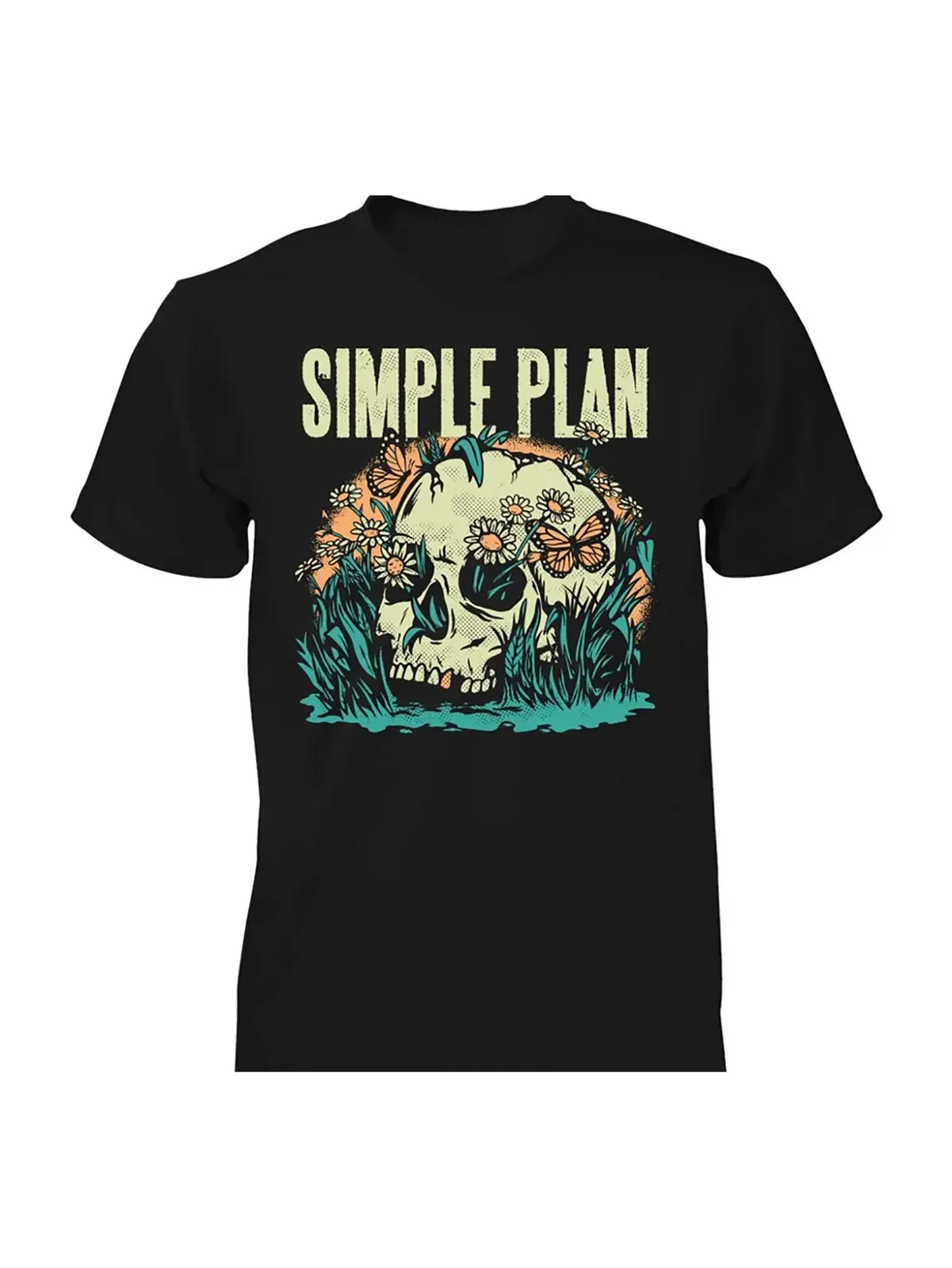 Simple Plan Skull Black Cotton T-Shirt for All Sizes
Simple Plan Skull Black Cotton T-Shirt for All Sizes