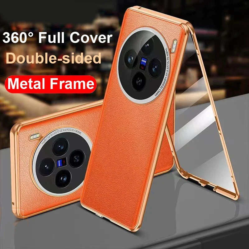 Leather Glass 360° Cover For vivo X90 X300 X200 X100 Pro X100 Ultra HD Shockproof Bumper Phone Case Protection Cover Shell Funda
Leather Glass 360° Cover For vivo X90 X300 X200 X100 Pro X100 Ultra HD Shockproof Bumper Phone Case Protection Cover Shell Funda