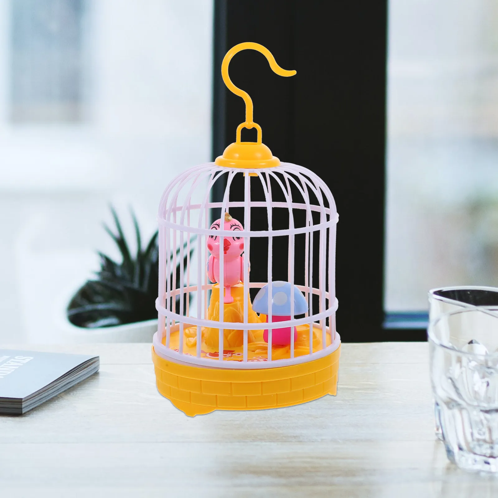 1Set Singing Bird Cage Voice Activated Electric Simulation Chirping Educational Creative Plaything for Kids Home Garden
1Set Singing Bird Cage Voice Activated Electric Simulation Chirping Educational Creative Plaything for Kids Home Garden