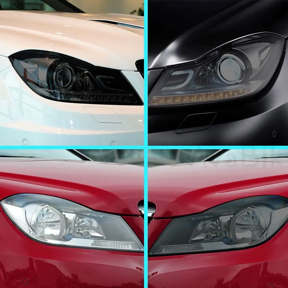 PPF Car Headlight Protective Film Transparent Black TPU Sticker for Mercedes Benz C Class W204 C63 AMG 2011-2014 Accessories
PPF Car Headlight Protective Film Transparent Black TPU Sticker for Mercedes Benz C Class W204 C63 AMG 2011-2014 Accessories
