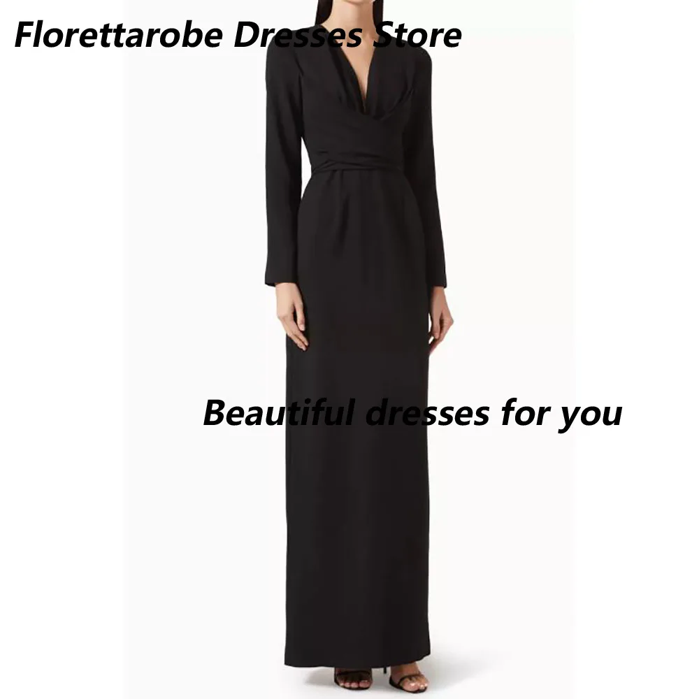 Customized Jersey Knot Belt Back Split Party Dresses Full Sleeves V-neck Ankle-length Sheath Prom Dresses Formal Evening Dresses
Customized Jersey Knot Belt Back Split Party Dresses Full Sleeves V-neck Ankle-length Sheath Prom Dresses Formal Evening Dresses