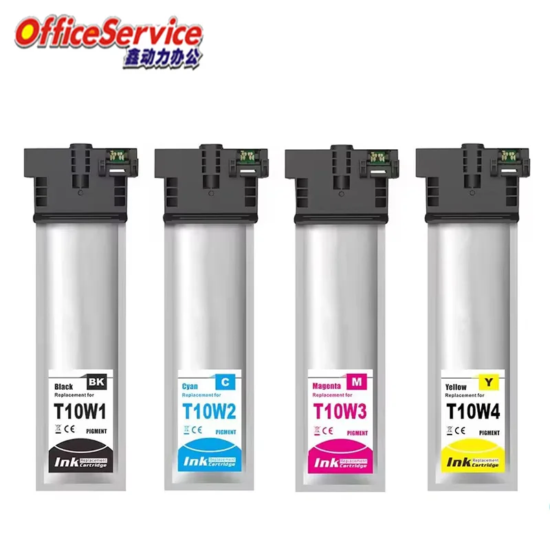 North America T10W1 T10W2 T10W3 T10W4 T10S1 T10S2 T10S3 T10S4 Ink Bag Cartridge Compatible For Epson WF-C5390 WF-C5890 printer
North America T10W1 T10W2 T10W3 T10W4 T10S1 T10S2 T10S3 T10S4 Ink Bag Cartridge Compatible For Epson WF-C5390 WF-C5890 printer