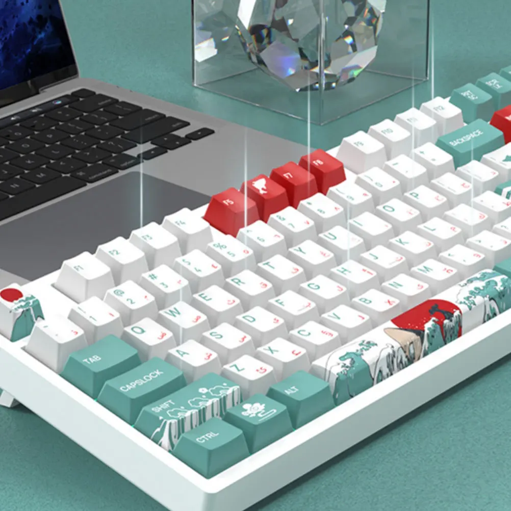 129 Pcs Coral Sea Keycaps Full Set Aesthetic Gaming Durable Plastic Mechanical Keyboard Caps XDA Pattern For Enthusiasts
129 Pcs Coral Sea Keycaps Full Set Aesthetic Gaming Durable Plastic Mechanical Keyboard Caps XDA Pattern For Enthusiasts