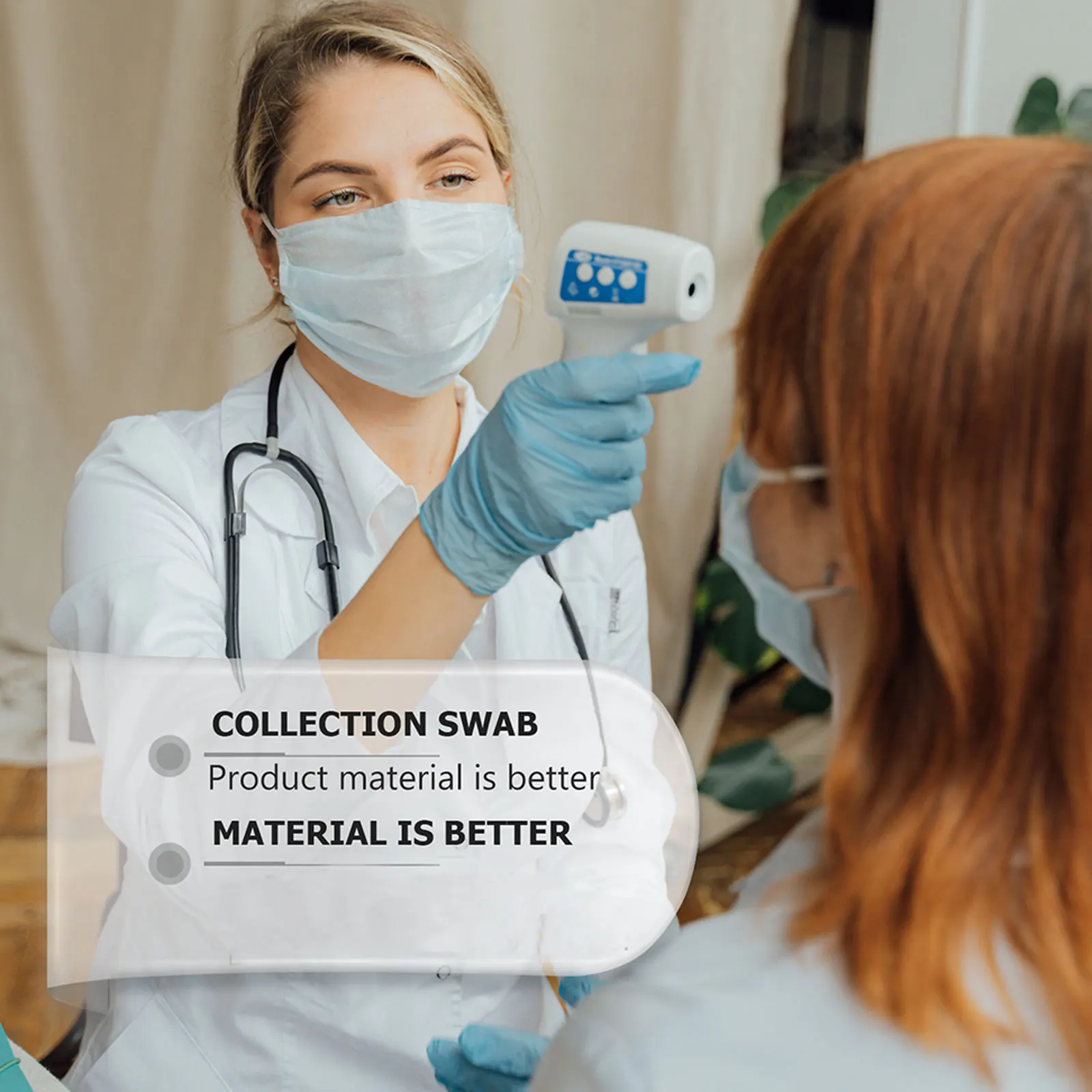 20 Pcs Oral Test Swabs Nasopharyngeal Specimen Collection Disposable Flocking Swabs Safe Sterile Sampling Sticks
20 Pcs Oral Test Swabs Nasopharyngeal Specimen Collection Disposable Flocking Swabs Safe Sterile Sampling Sticks