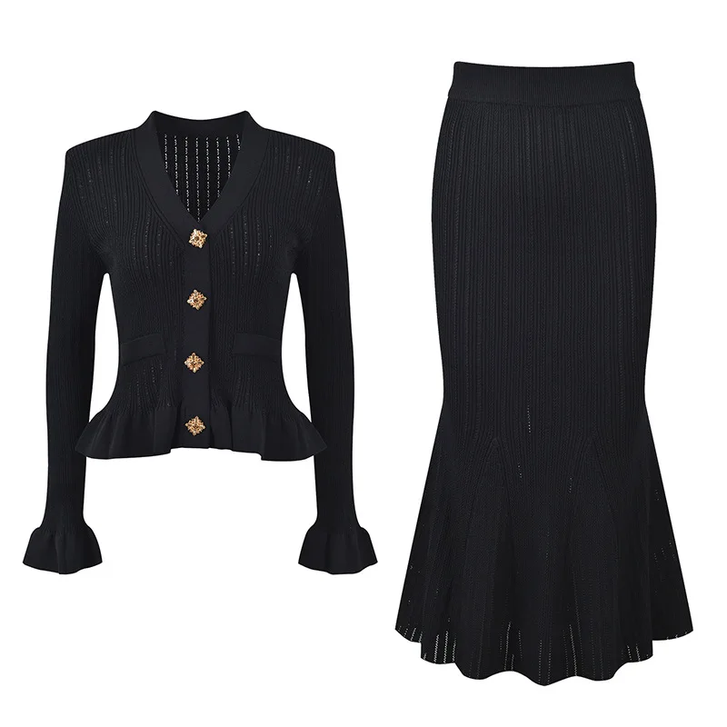 Ele V-Ne Long Sve Трикотажный комплект Slim Fit с юбкой Fi Tail f High-Defn B-Piece Long Sve B на одной пуговице...
Ele V-Ne Long Sve Трикотажный комплект Slim Fit с юбкой Fi Tail f High-Defn B-Piece Long Sve B на одной пуговице...