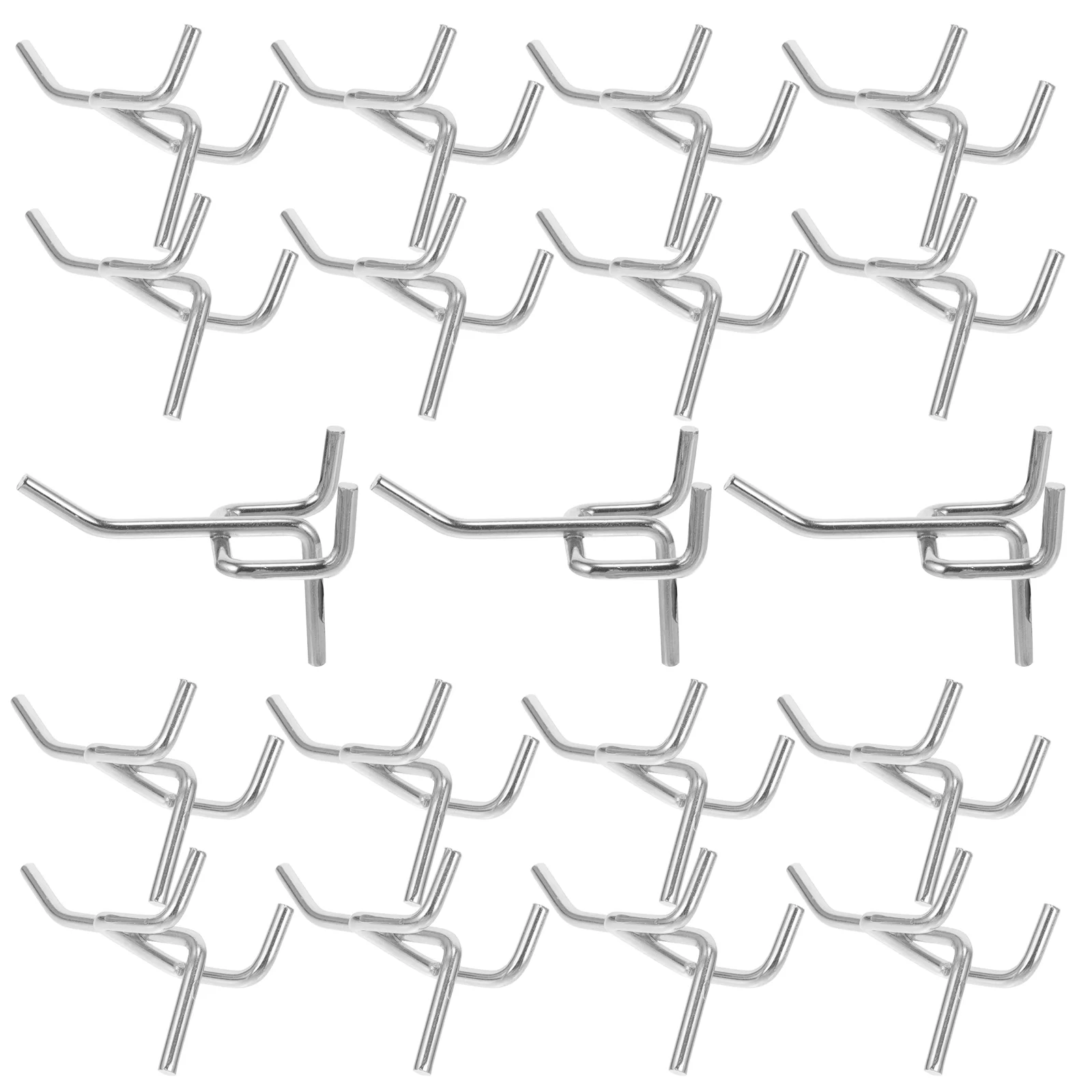 50 PCS Carbon Steel Peg Board Pegboard Hooks Garage Work Shop Storage Display Organization Steel Hanging Tool (Silver)
50 PCS Carbon Steel Peg Board Pegboard Hooks Garage Work Shop Storage Display Organization Steel Hanging Tool (Silver)