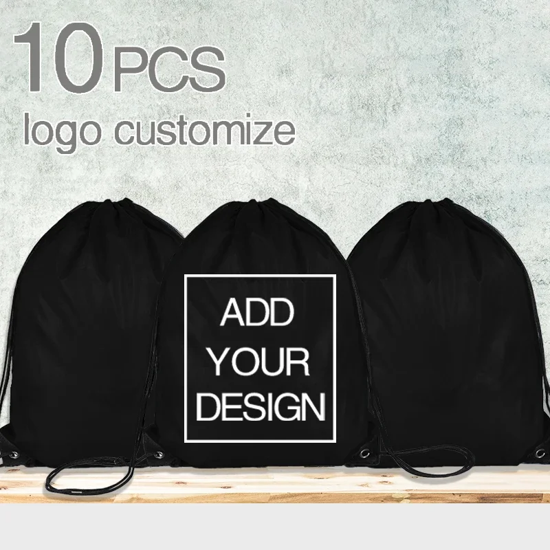 10PCS Custom Drawstring Bag Portable Sports Bags Thicken Drawstring Backpack Gym Shoulder Bags Clothes Waterproof Storage Bag
10PCS Custom Drawstring Bag Portable Sports Bags Thicken Drawstring Backpack Gym Shoulder Bags Clothes Waterproof Storage Bag