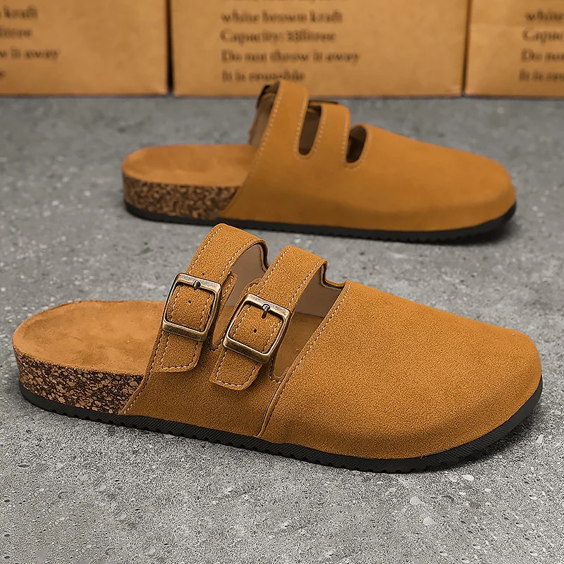 Fashion Mens Shoes Men Mules Shoe with Arch Support Birkens Men's Suede Sandals Retro Cork Clogs Unisex Classic Beach Тапочки
Fashion Mens Shoes Men Mules Shoe with Arch Support Birkens Men's Suede Sandals Retro Cork Clogs Unisex Classic Beach Тапочки
