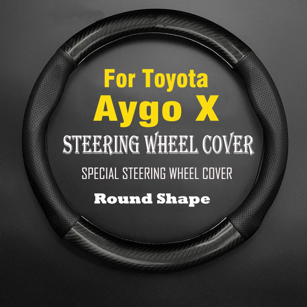 Car Steering Wheel Cover Anti-Slip Black Leather Original Steering Wheel Anti Slip Special For Toyota Aygo X Aygo-X Accessories
Car Steering Wheel Cover Anti-Slip Black Leather Original Steering Wheel Anti Slip Special For Toyota Aygo X Aygo-X Accessories