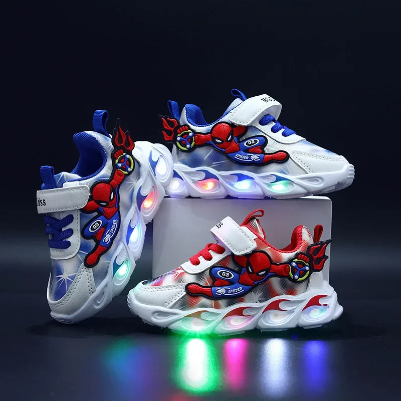 New Disney kids cartoon Spider-Man light cute Casual shoes soft sports shoes for gift EU size 21-30
New Disney kids cartoon Spider-Man light cute Casual shoes soft sports shoes for gift EU size 21-30