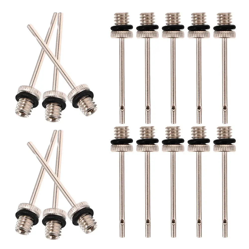 15Pcs Ball Pump Needle Metal Inflation Needle Set Multi-Function Ball Inflator Tool Compatible with Football Soccer Volleyball
15Pcs Ball Pump Needle Metal Inflation Needle Set Multi-Function Ball Inflator Tool Compatible with Football Soccer Volleyball
