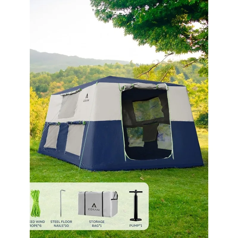 Outdoor Camping Inflatable Tent - Fully Automatic, No Assembly Required, Windproof and Rainproof Travel Tent for 3-5 People
Outdoor Camping Inflatable Tent - Fully Automatic, No Assembly Required, Windproof and Rainproof Travel Tent for 3-5 People