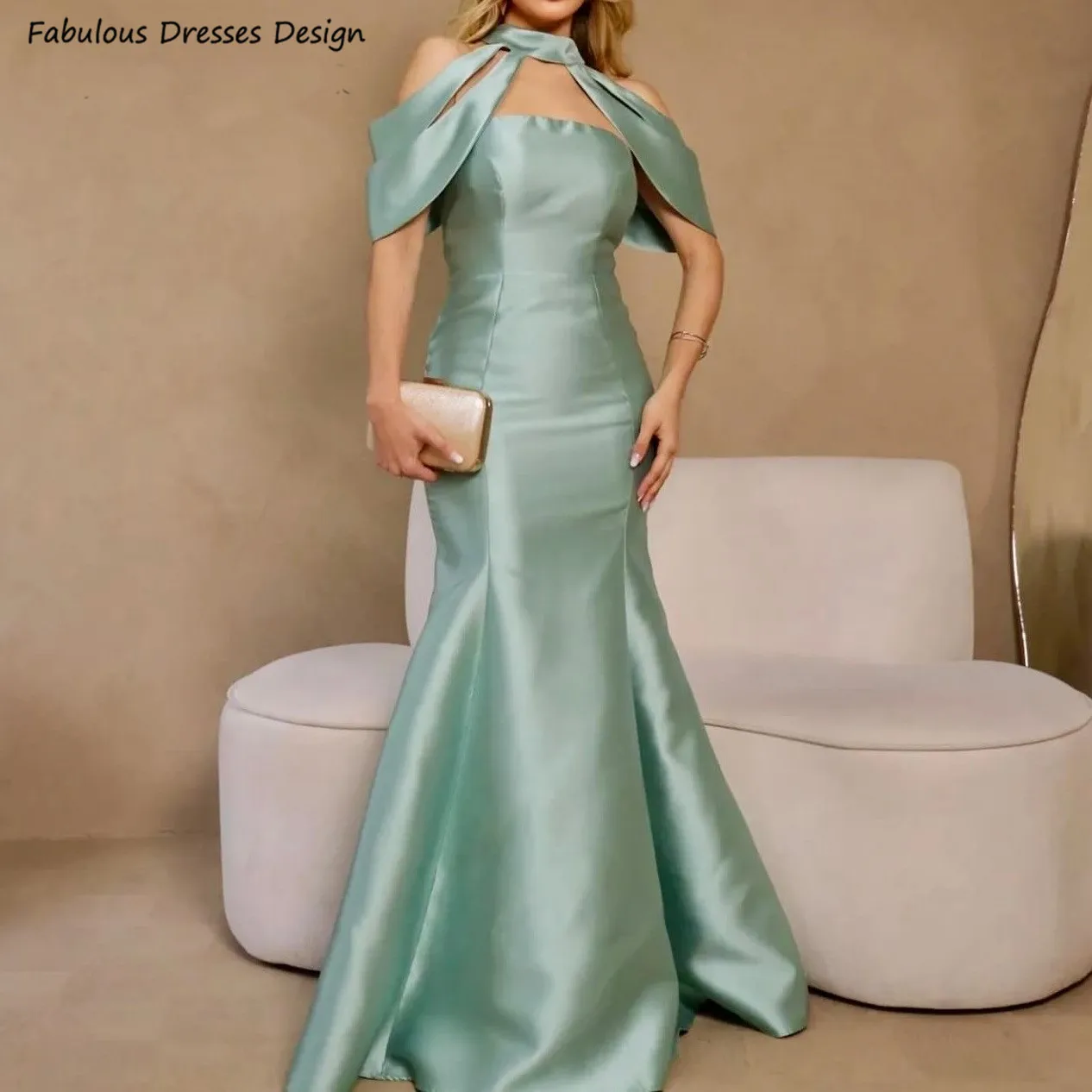2025 Women Long Mermaid Bridesmaid Dresses Strapless Boat Neck Trumpet Prom Party Gown Backless Wedding Guest Dress
2025 Women Long Mermaid Bridesmaid Dresses Strapless Boat Neck Trumpet Prom Party Gown Backless Wedding Guest Dress