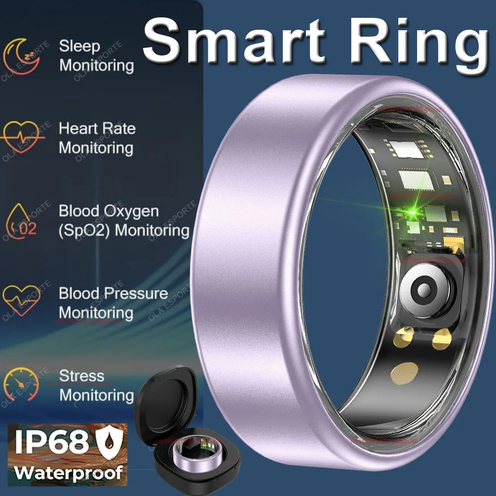 2026 New Smart Ring Heart Rate Blood Pressure Sleep Monitoring Motion Tracking IP68 Waterproof Men Women Smart Ring Holiday Gift
2026 New Smart Ring Heart Rate Blood Pressure Sleep Monitoring Motion Tracking IP68 Waterproof Men Women Smart Ring Holiday Gift