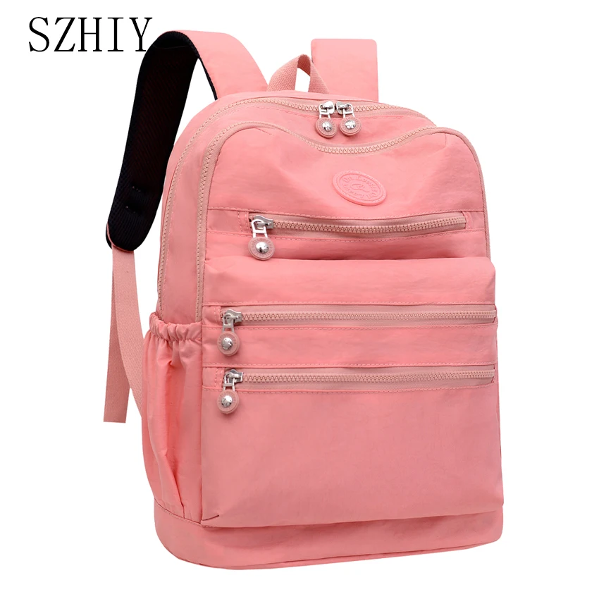 Multi Pocket Nylon Backpack for Women with Soft Back and Large Capacity School Backpack Designer Waterproof Nylon Travel Bag
Multi Pocket Nylon Backpack for Women with Soft Back and Large Capacity School Backpack Designer Waterproof Nylon Travel Bag