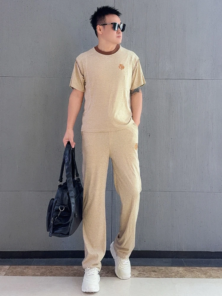 Casual Men's Summer Outfit Straight Leg Drapey Breathable Two-Piece Set Fashionable Lightweight Versatile T-Shirt A...
Casual Men's Summer Outfit Straight Leg Drapey Breathable Two-Piece Set Fashionable Lightweight Versatile T-Shirt A...