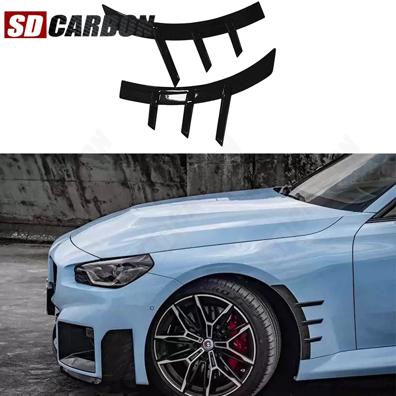 For BMW 2 Series M2 G87 2022+ Front Bumper Side Fender Canards Wheel Arch Trim Splitters Car Accessories Body kit
For BMW 2 Series M2 G87 2022+ Front Bumper Side Fender Canards Wheel Arch Trim Splitters Car Accessories Body kit