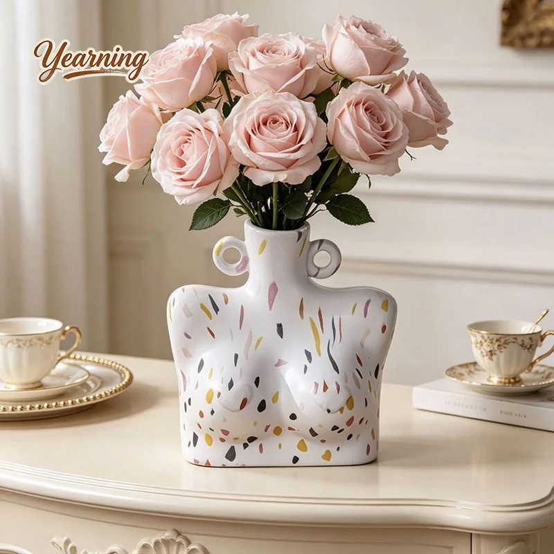 Creative Ceramic Vase Nordic Living Room Decor Flower Arrangement Hydroponic Home Table Ornament
Creative Ceramic Vase Nordic Living Room Decor Flower Arrangement Hydroponic Home Table Ornament