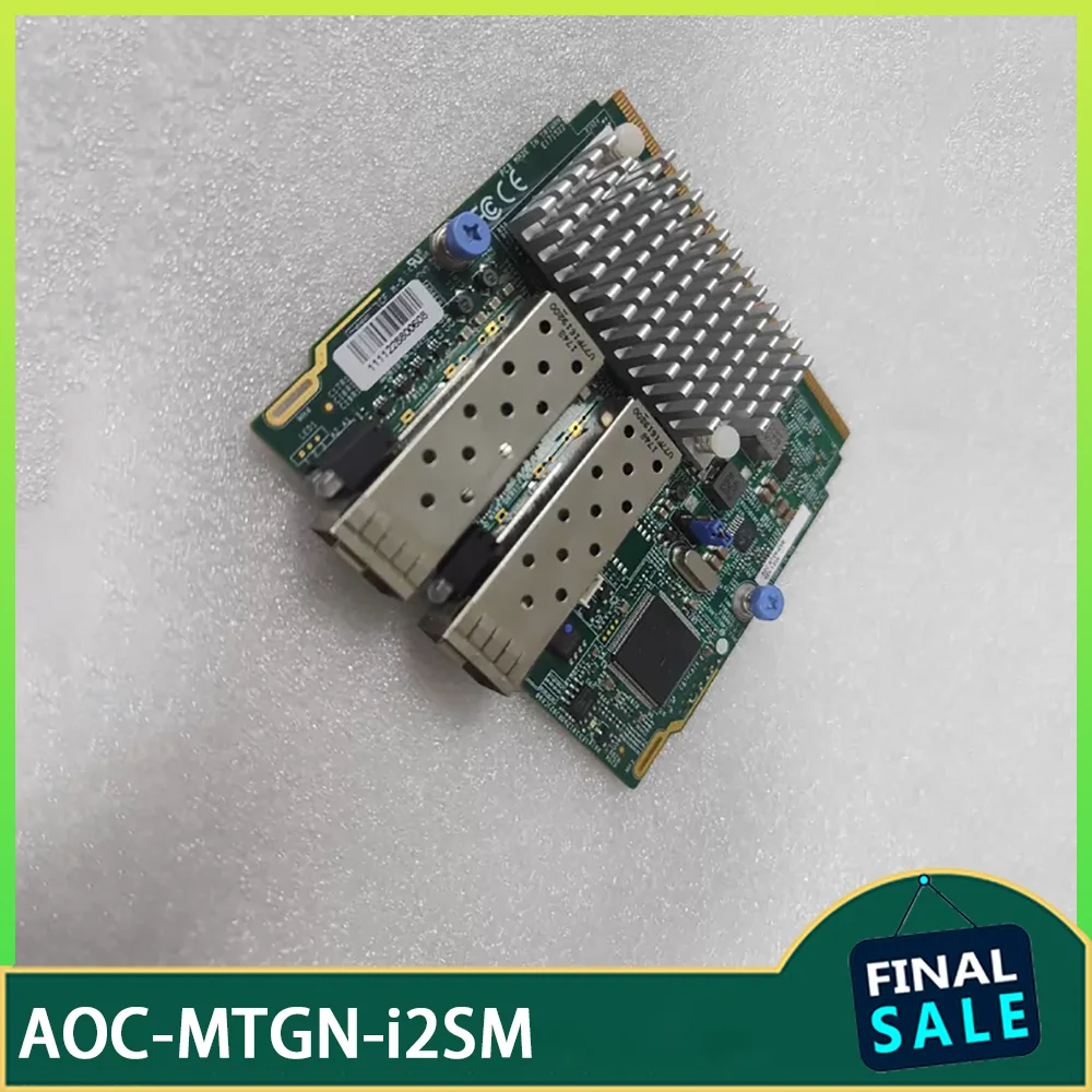 Server motherboard with four-node dual-port optical network card X10DRT-PS AOC-MTGN-i2SM
Server motherboard with four-node dual-port optical network card X10DRT-PS AOC-MTGN-i2SM