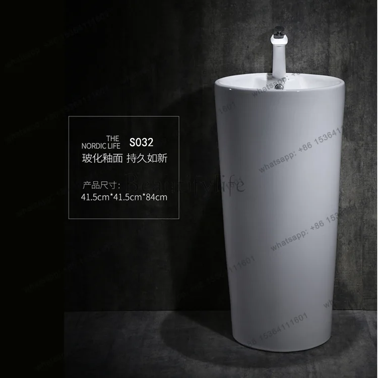 One-piece column wash basin, vertical one-piece wash basin
One-piece column wash basin, vertical one-piece wash basin