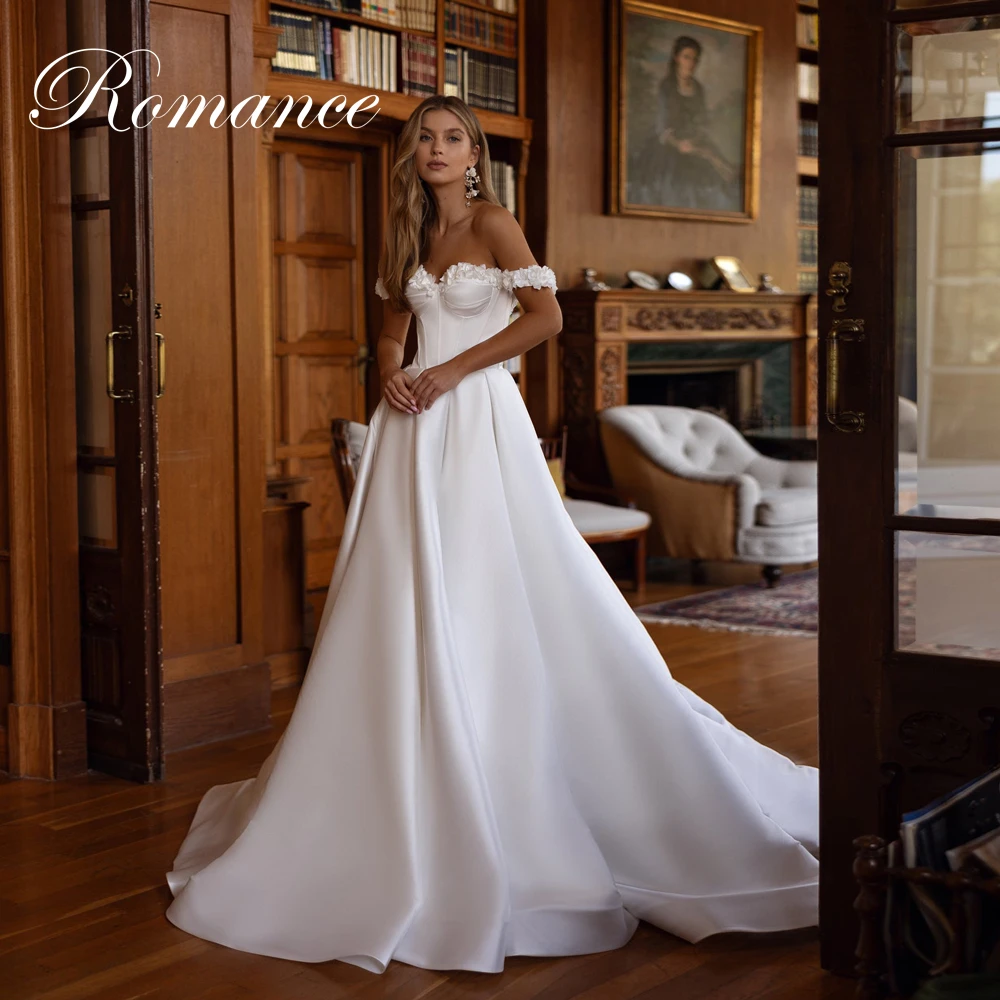 Princess Flowers Pleat A-Line Wedding Dress 2026 Sweetheart Off The Shoulder Open Back Bridal Gown Vestidos De Novia Customized
Princess Flowers Pleat A-Line Wedding Dress 2026 Sweetheart Off The Shoulder Open Back Bridal Gown Vestidos De Novia Customized