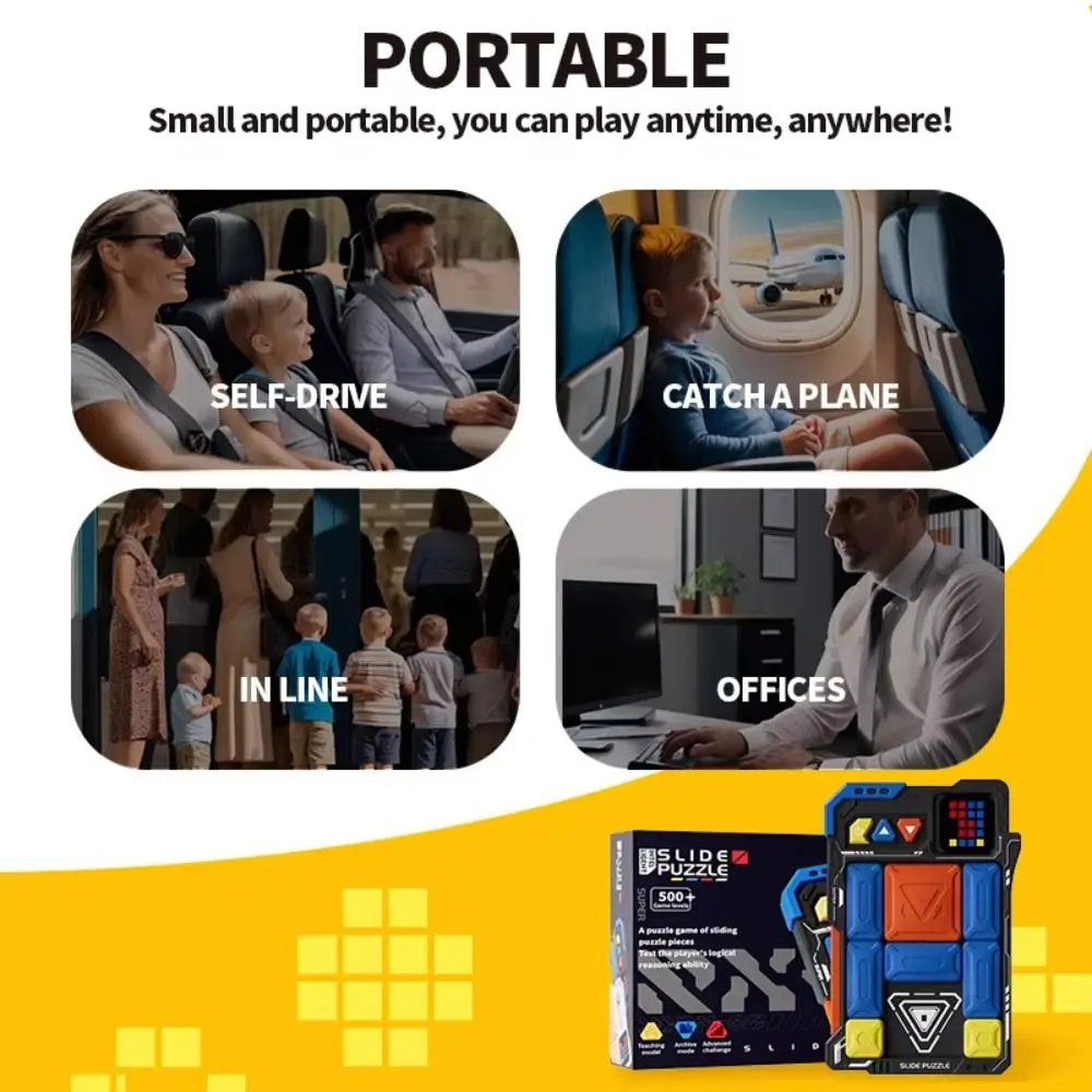 Plastic Smart Super Slide Puzzle Games Handheld Games Interactive Problems Intellectual Clearance Toys Fidget Toys 520 Level
Plastic Smart Super Slide Puzzle Games Handheld Games Interactive Problems Intellectual Clearance Toys Fidget Toys 520 Level