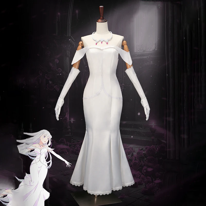 Emilia Cosplay Re Starting a Life in a Different Uniform Clothing Show Performance Clothes Halloween Carnival Costume For Women
Emilia Cosplay Re Starting a Life in a Different Uniform Clothing Show Performance Clothes Halloween Carnival Costume For Women