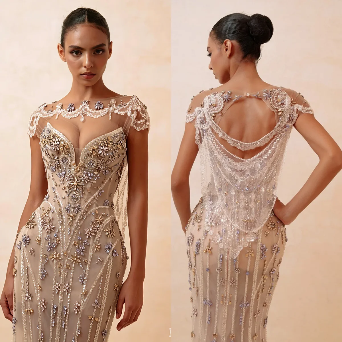 Luxury Princess Dress Ruffles Shining Sequins Rhinestone V-Neck Crystals Chiffon Chapel Train Prom Dress Customized
Luxury Princess Dress Ruffles Shining Sequins Rhinestone V-Neck Crystals Chiffon Chapel Train Prom Dress Customized