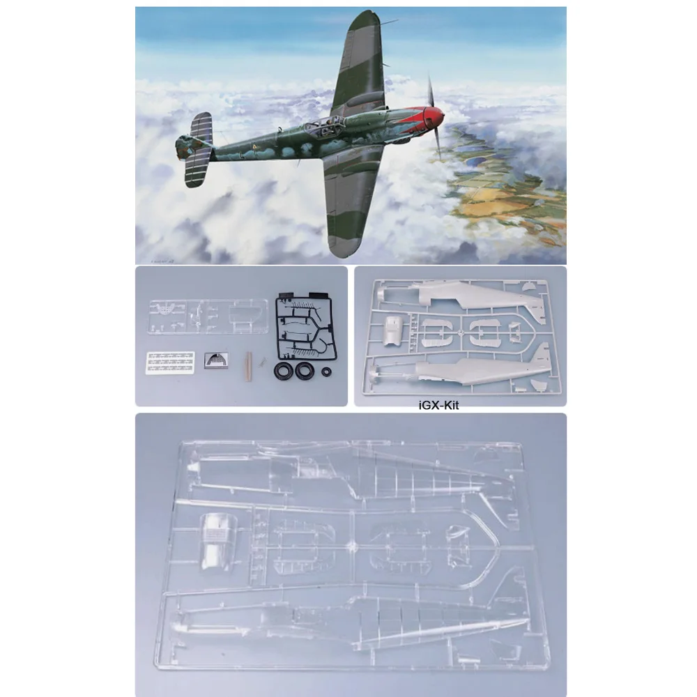 Trumpeter 02418 1/24 Scale BF109 BF-109 BF109K-4 Fighter Plane Aircraft Craft Assembly Handcraft Plastic Model Building Kit
Trumpeter 02418 1/24 Scale BF109 BF-109 BF109K-4 Fighter Plane Aircraft Craft Assembly Handcraft Plastic Model Building Kit