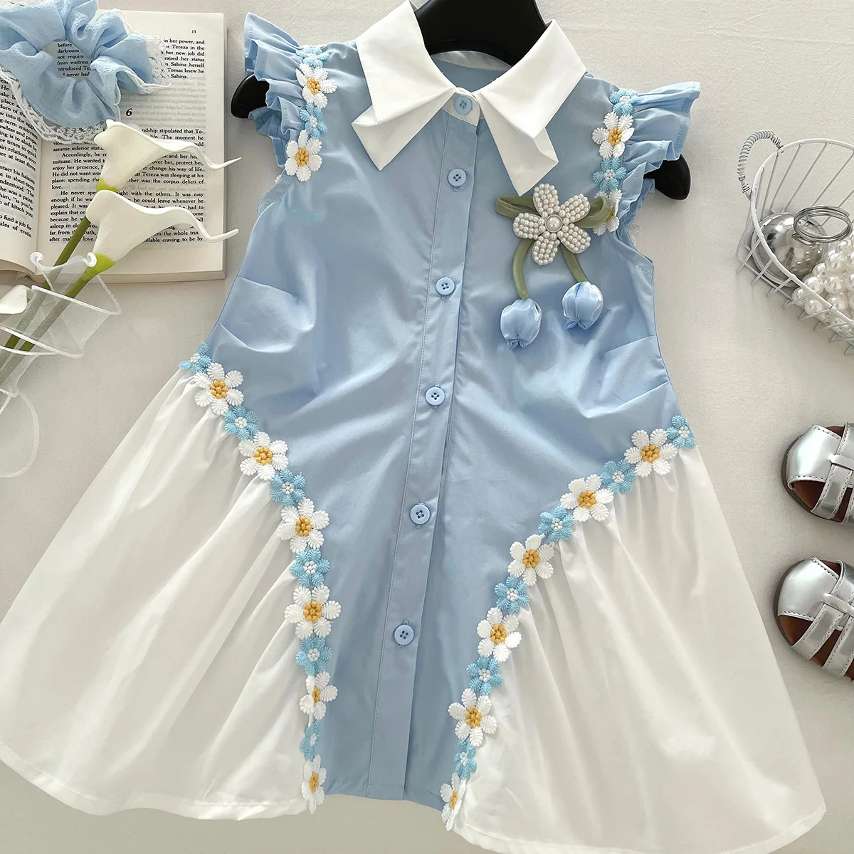 Girls Dresses Summer 2025 Children Shirts Dress For Baby Princess Clothes Kids Birthday Party Outfits Dress Teenagers Costume 8Y
Girls Dresses Summer 2025 Children Shirts Dress For Baby Princess Clothes Kids Birthday Party Outfits Dress Teenagers Costume 8Y