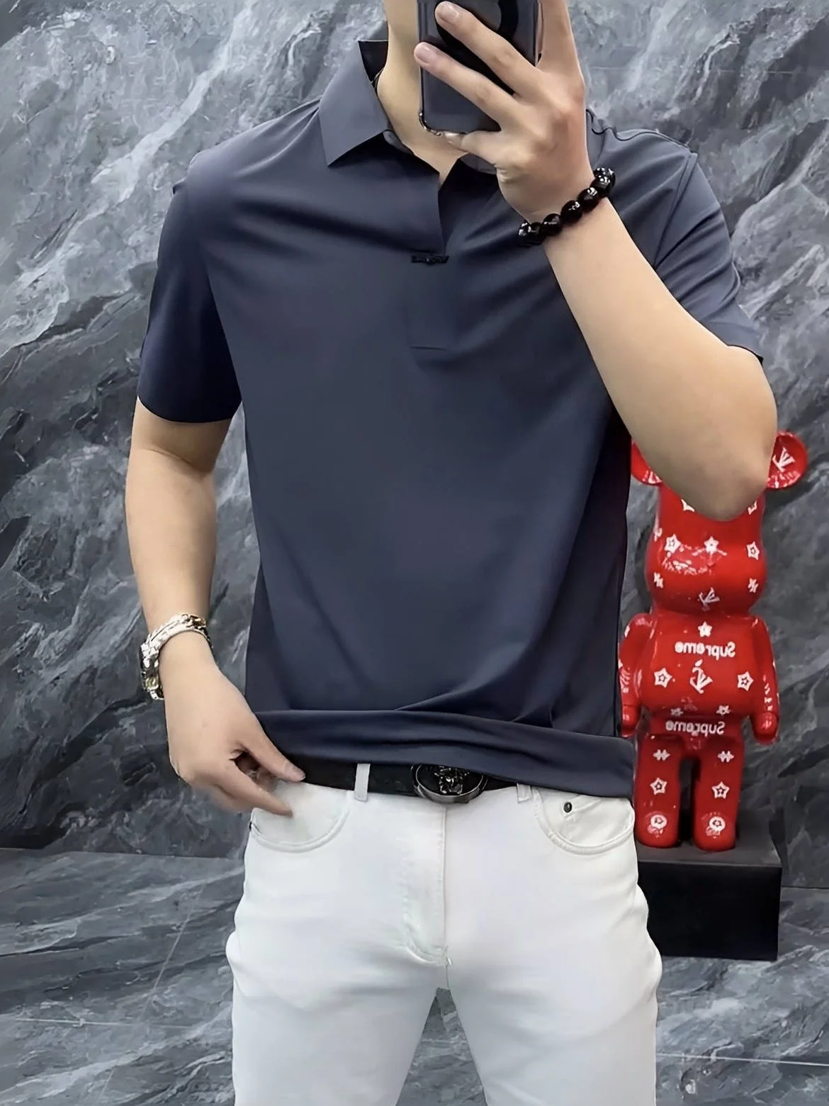 Мужская модная рубашка Slim Fit с коротким рукавом, повседневная, роскошная, весна-осень, новая модель, с отложным воротником, универсальная, высококачественная
Мужская модная рубашка Slim Fit с коротким рукавом, повседневная, роскошная, весна-осень, новая модель, с отложным воротником, универсальная, высококачественная