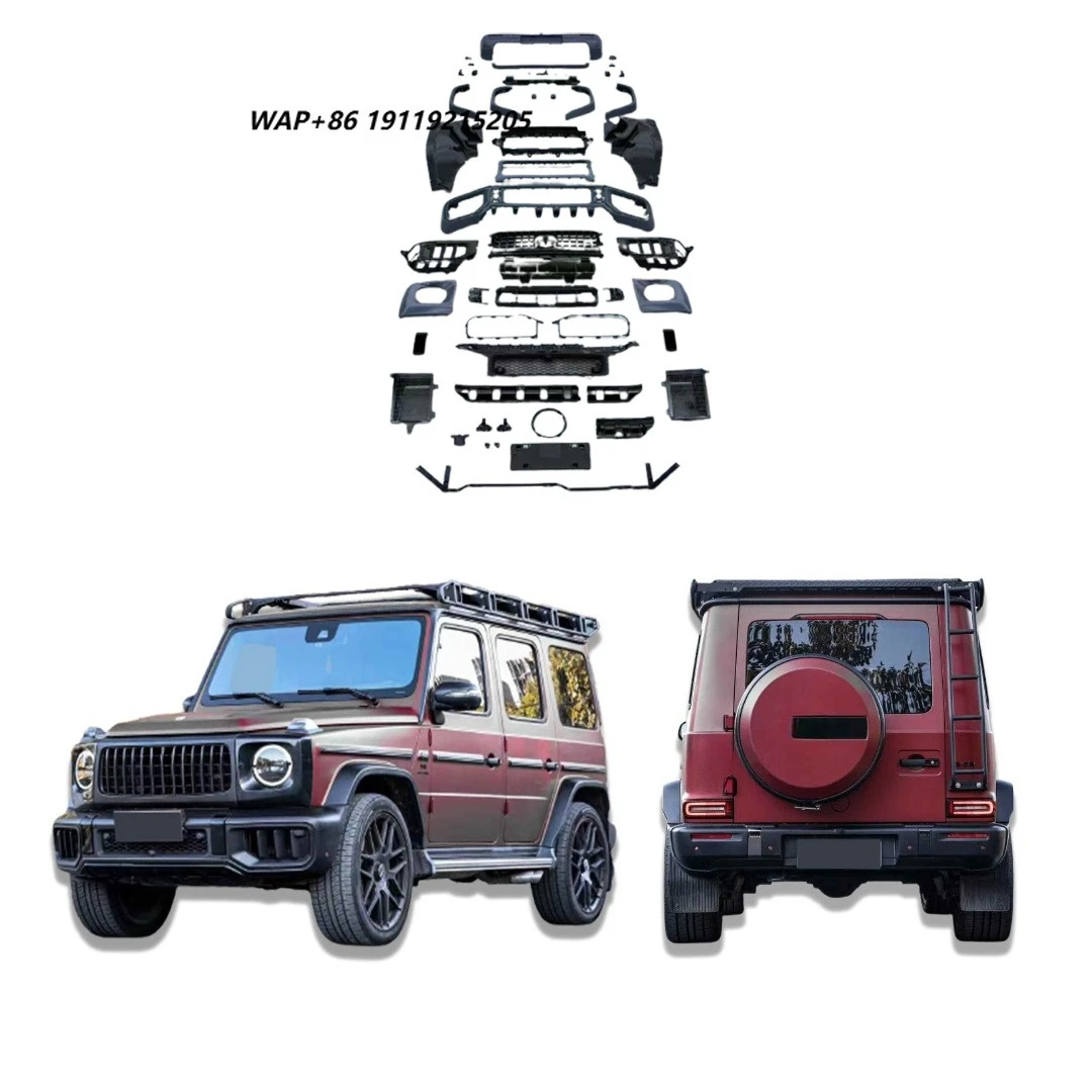 2019-2024 - G-Class W464 Facelift Upgrade Body Kit Stock W465 Car Bumpers New PP Material Body Kit
2019-2024 - G-Class W464 Facelift Upgrade Body Kit Stock W465 Car Bumpers New PP Material Body Kit