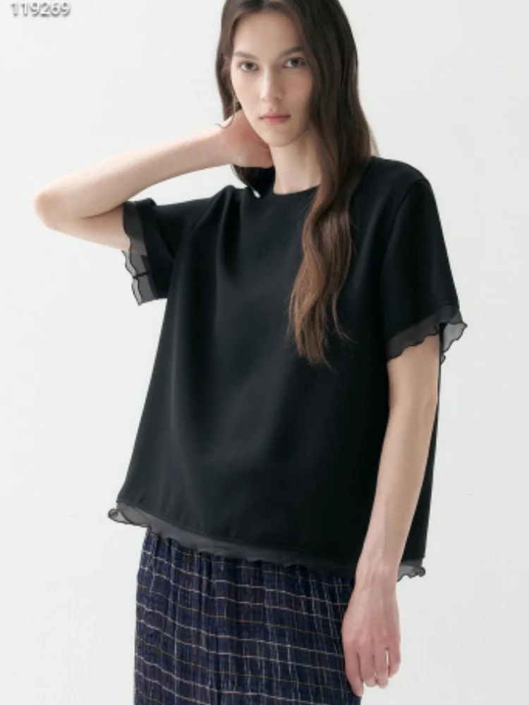 Summer New Korean Style Casual Loose Comfortable Cool Smooth Double Layer Splice Short Sleeve Top for Women Breathable Cotton...
Summer New Korean Style Casual Loose Comfortable Cool Smooth Double Layer Splice Short Sleeve Top for Women Breathable Cotton...