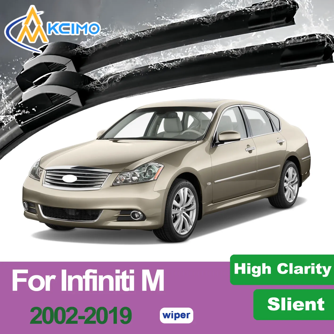 For Infiniti M 2002-2019 Front Windshield Wiper Blades 2pcs Slient Rain Windscreen Window Accessories 2017 2018
For Infiniti M 2002-2019 Front Windshield Wiper Blades 2pcs Slient Rain Windscreen Window Accessories 2017 2018