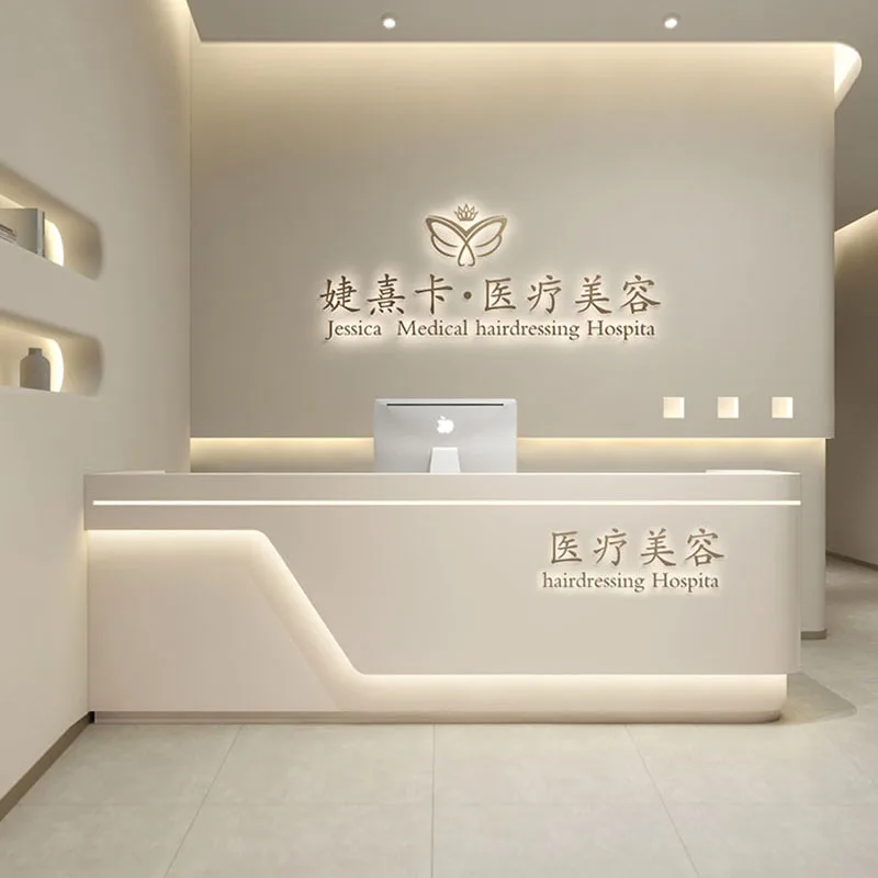 Luxury Long Reception Desk Modern Console Gaming Executive Shop Cashiers Reception Desk Office Mesa Escritorio Modern Furniture
Luxury Long Reception Desk Modern Console Gaming Executive Shop Cashiers Reception Desk Office Mesa Escritorio Modern Furniture