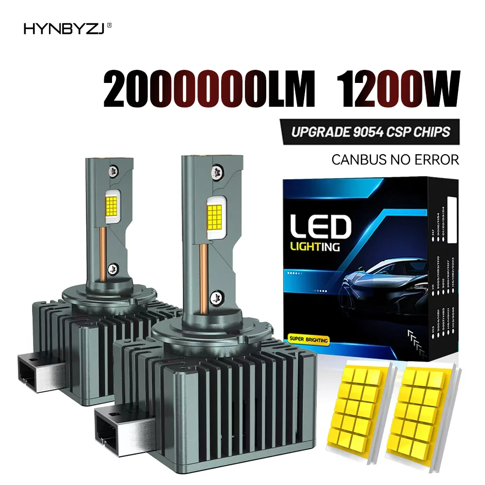 HYNBYZJ 1200W D2S D4S Светодиодная лампа для автомобильных фар HID 2000000LM D1S D3S D5S Canbus D1R D2R D3R Ксеноновые лампы Turbo Автомобильная лампа Plug&Play
HYNBYZJ 1200W D2S D4S Светодиодная лампа для автомобильных фар HID 2000000LM D1S D3S D5S Canbus D1R D2R D3R Ксеноновые лампы Turbo Автомобильная лампа Plug&Play