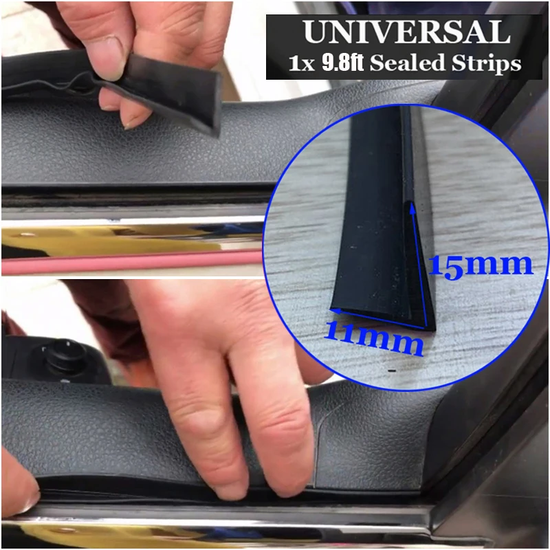 Black Car sealing Strip Window 1pc 3 meter Accessory Interior Moulding Parts Protective Replacement Automotive
Black Car sealing Strip Window 1pc 3 meter Accessory Interior Moulding Parts Protective Replacement Automotive