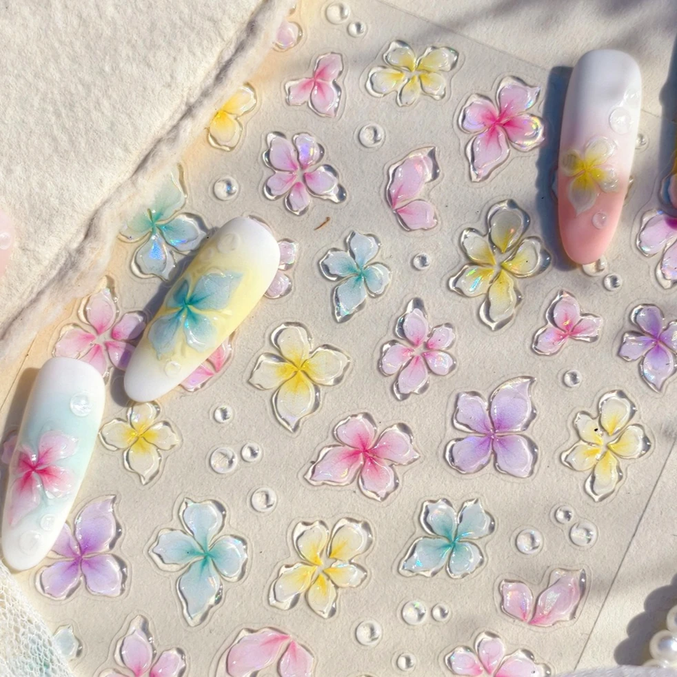 Jelly Tender Petal Fresh Dew Water Droplet Delicate Charming Lily Blooming Flower Self Adhesive Nail Art Sticker Manicure Decals 
Jelly Tender Petal Fresh Dew Water Droplet Delicate Charming Lily Blooming Flower Self Adhesive Nail Art Sticker Manicure Decals