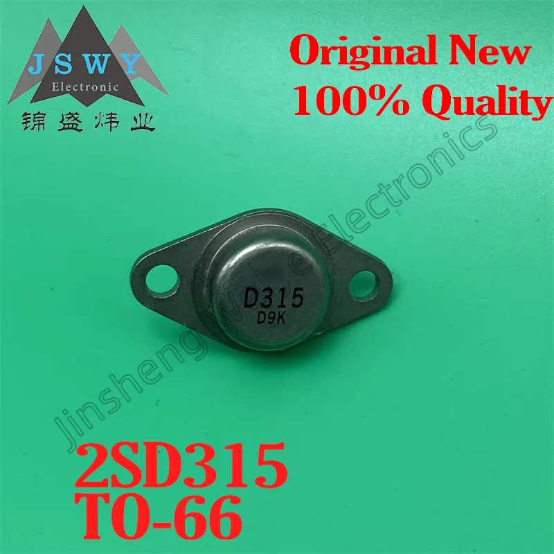 (5/20 pieces) 2SD315 D315 TO-66/60V3A/NPN Silicon Power Transistor/Brand New Original Stock Electronics
(5/20 pieces) 2SD315 D315 TO-66/60V3A/NPN Silicon Power Transistor/Brand New Original Stock Electronics